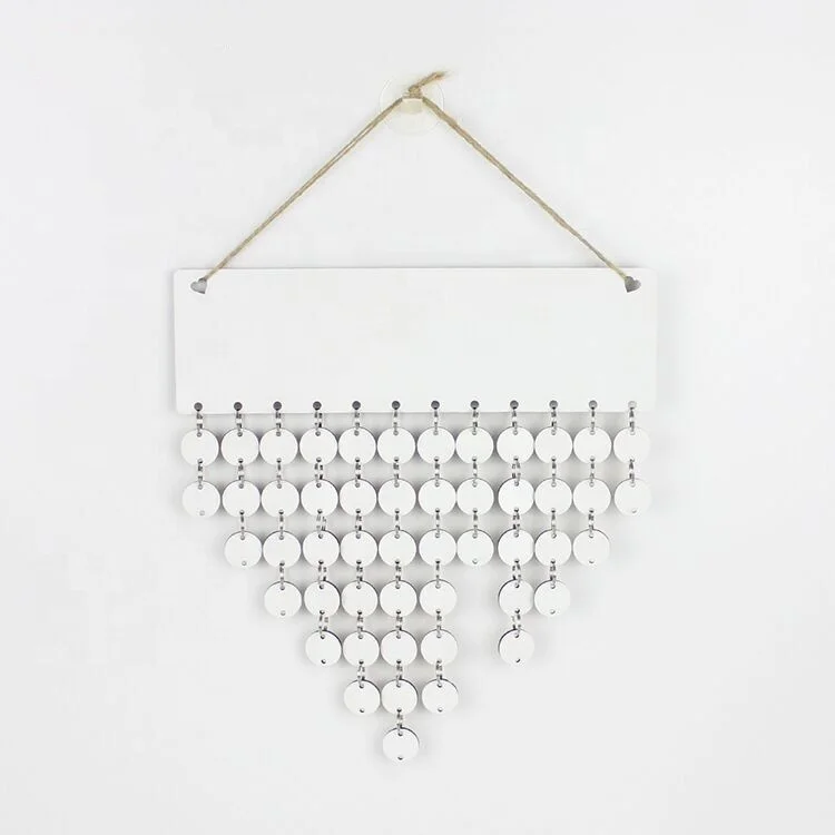 Heat transfer blank sublimation mdf Christmas ornaments wall hanging decoration