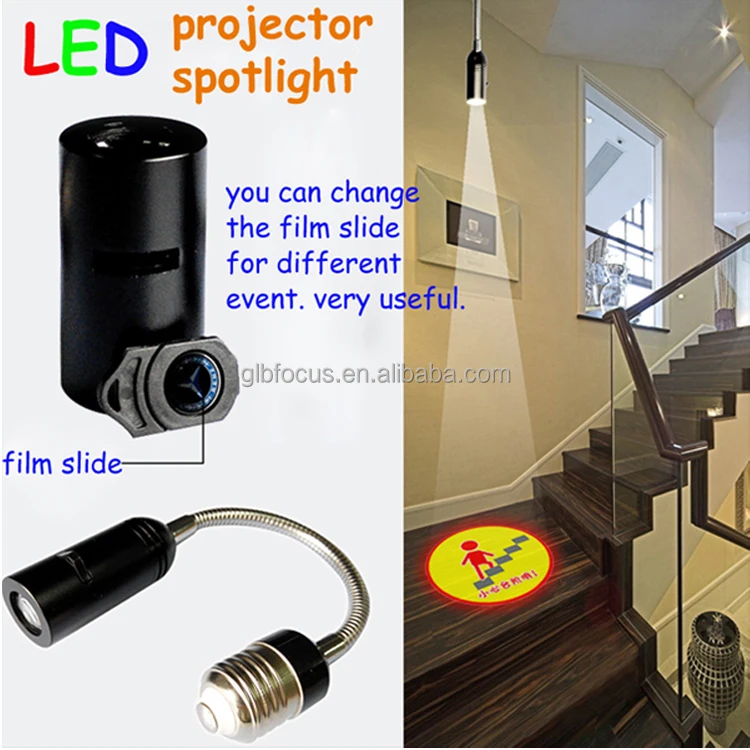 
Hotel Decoration LED Advertising Spotlight with Customized Logo Projector 