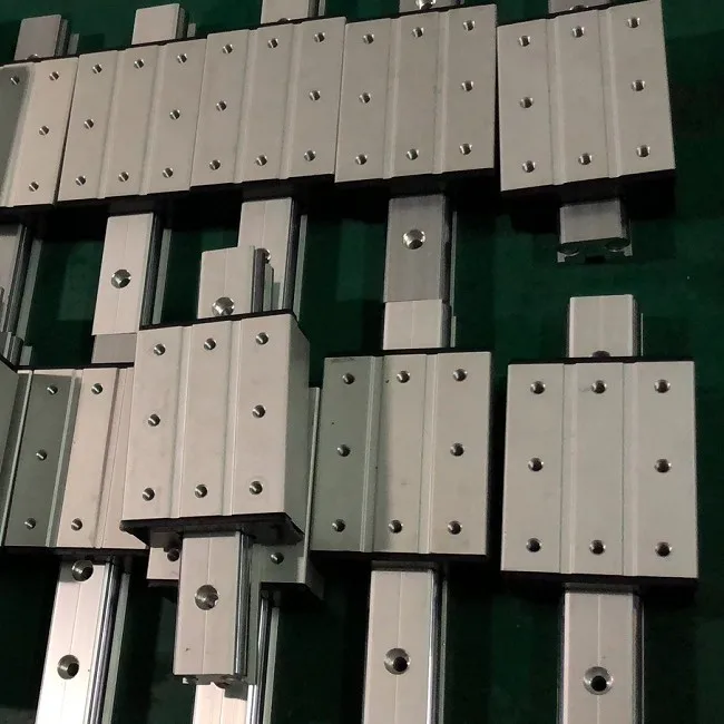 Dual Shaft Rail Roller Linear Guide Rail With Linear Roller Carriage LGD12