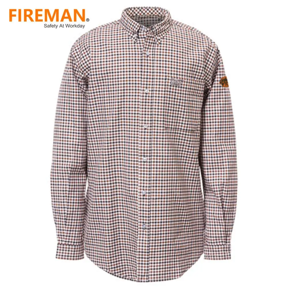 FRC clothing NFPA 2112  HRC2 flame resistant fr chambray uniform shirt