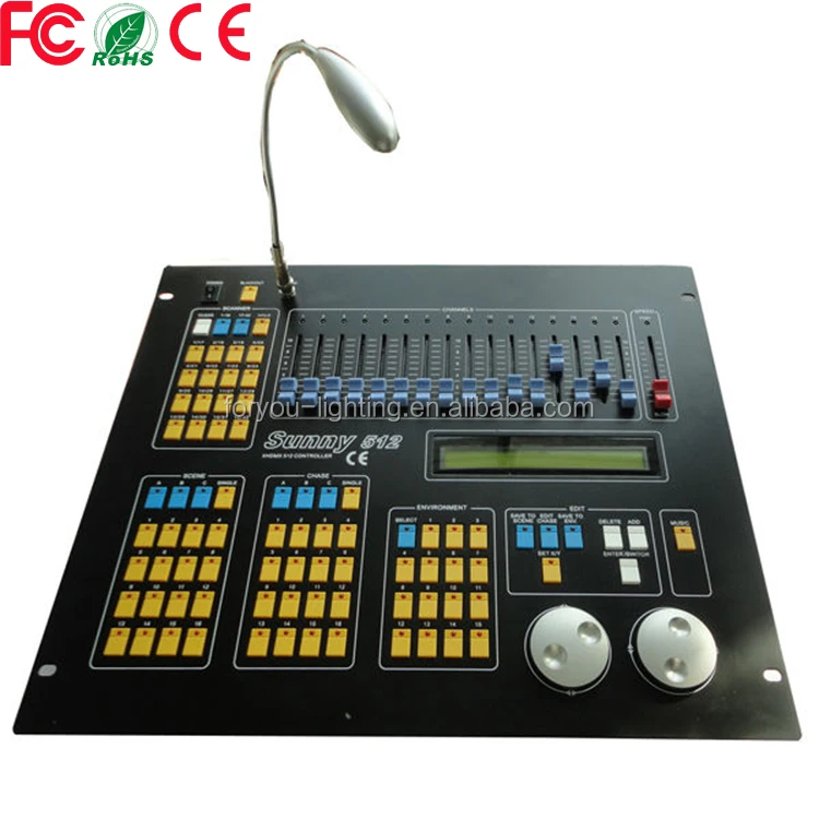 Three years warranty DMX512 DJ lighting console USB DMX Sunny 512 controller