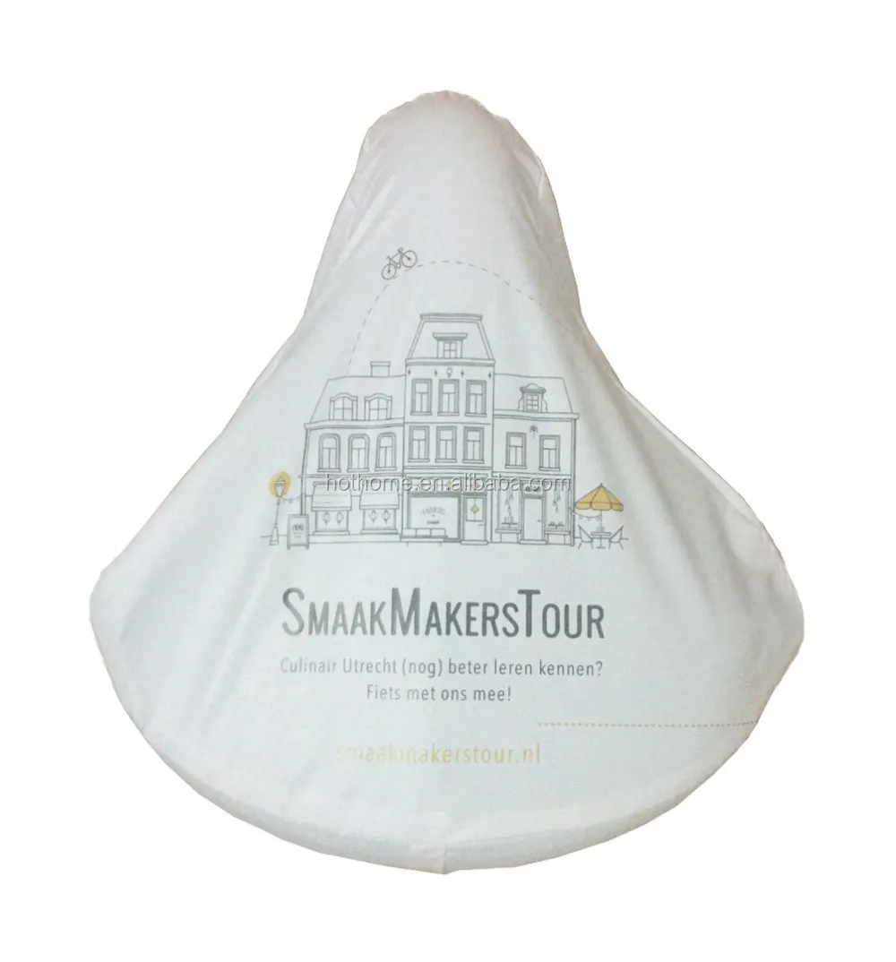 Производство фабрики BSCI, рекламный эластичный чехол на сиденье велосипеда, водонепроницаемый чехол на седло