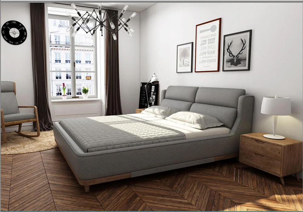 Best Sale Bedroom Furniture  Modern Soft Bed
