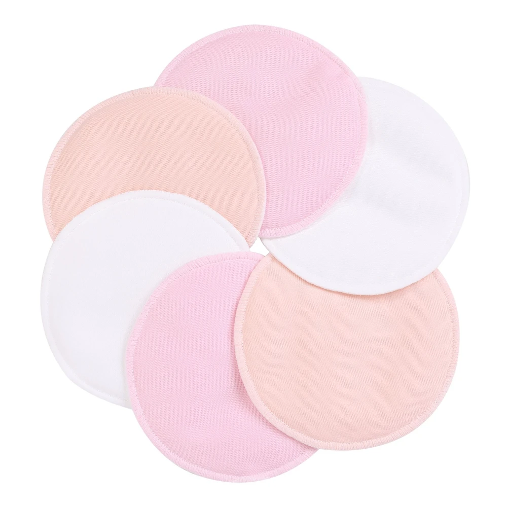 
Low price washable organic soild color bamboo ventilation nursing pads bra pads with laundry bag 