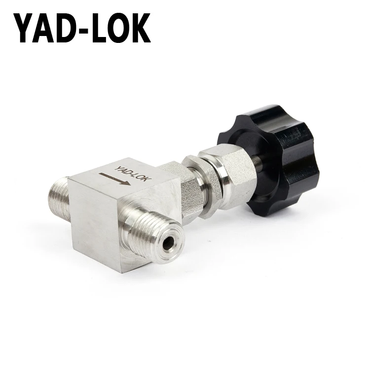 YAD-LOK 6000Psi 3000Psi 1/4 Needle High Pressure Pneumatic Thread Valves For Water