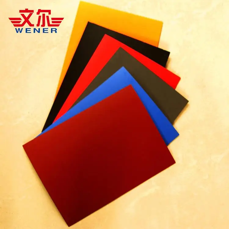 high glossy red sheet fiber cement board color HPL