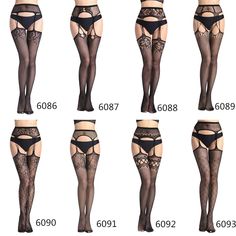 
Wholesale Lady Women Mesh Fishnet Tights Nightclub Adult Japan Video Black Pantyhose High Waist Lingerie Sexy Stockings 