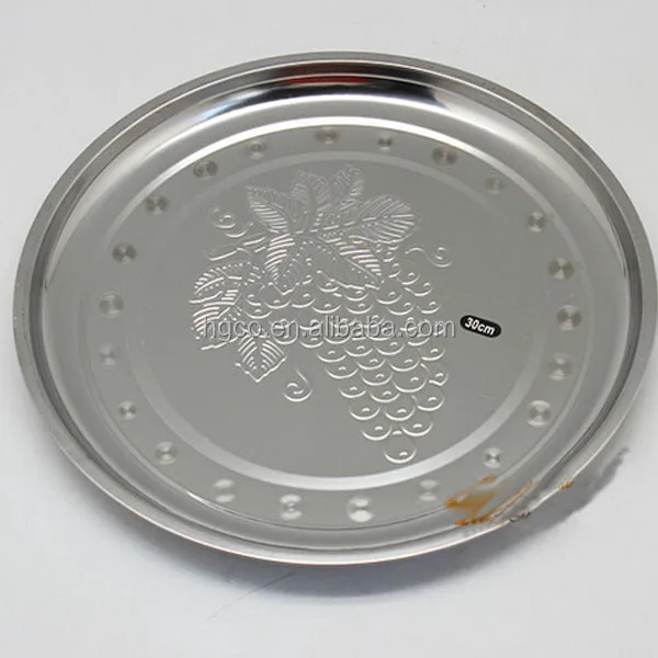Stainless Steel Round Tray