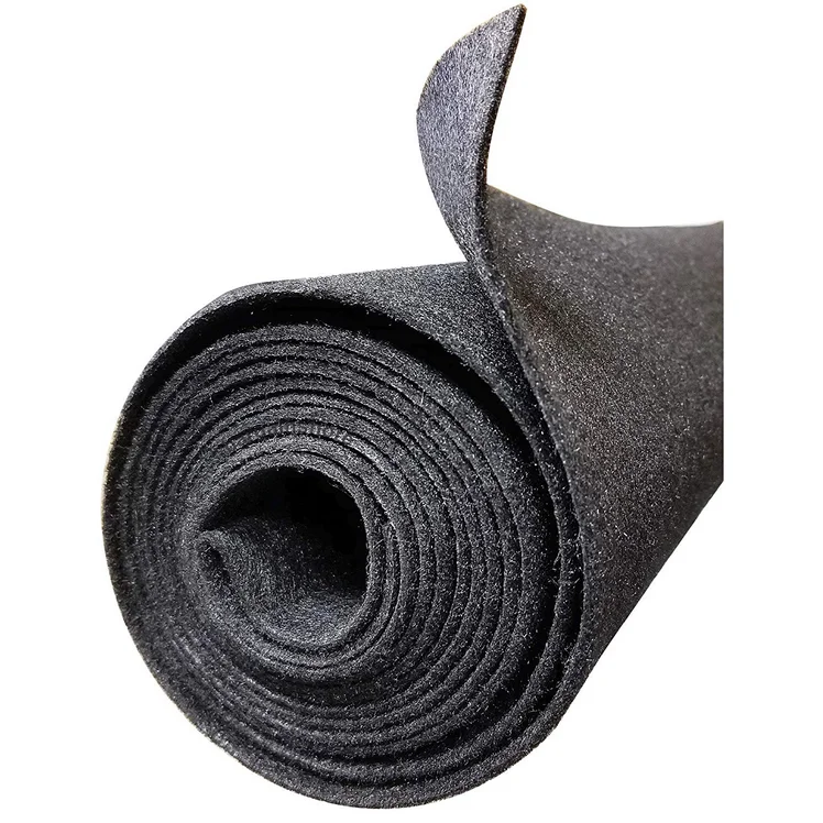 
RS NONWOVEN China manufacturer non woven fabric speaker box carpet underlay 