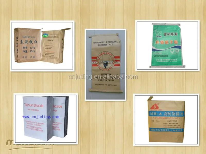 composite brown pp/craft paper cement bag from China