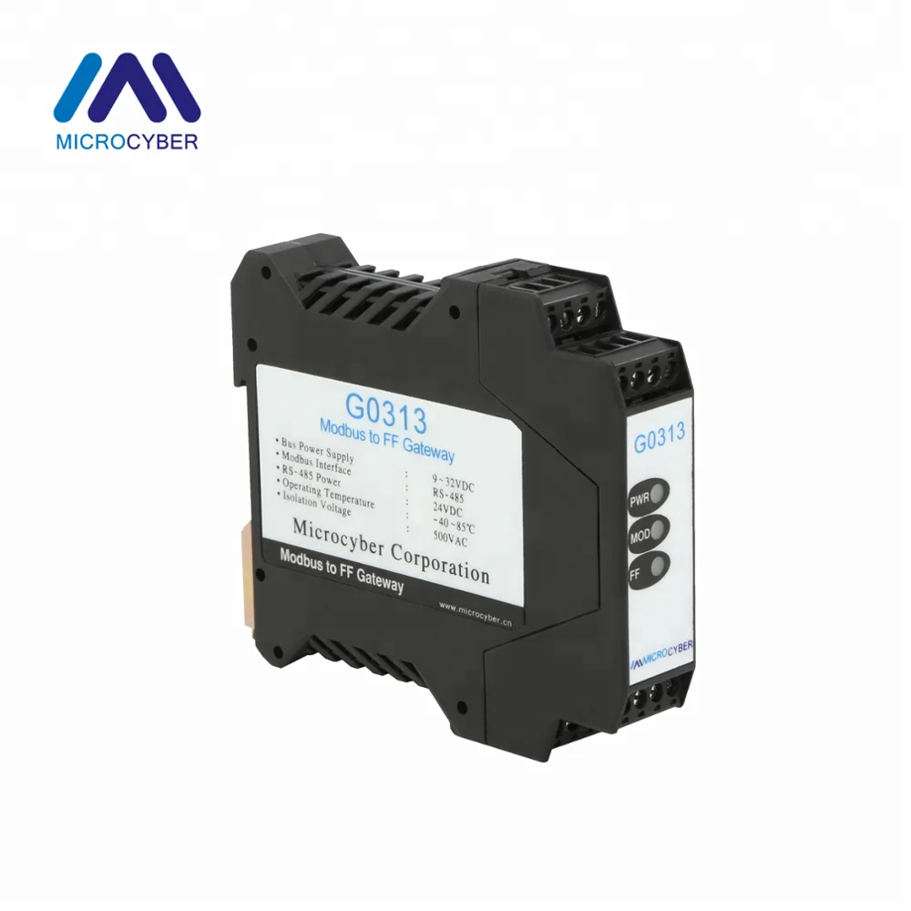 G0313 MODBUS RTU к FF DIN рейку монтажный