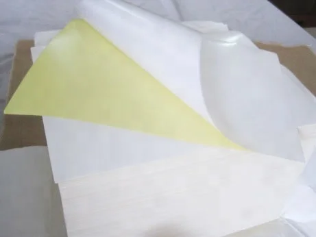 Direct manufacturer self adhesive cast coated paper gloss mirror blank sticker paper