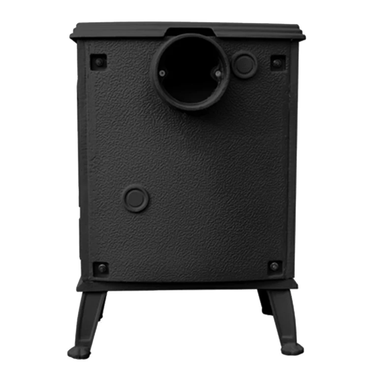 6KW Dual Air Controls Free Standing Cast Iron Black Enamel Multi Fuel Burning Stove