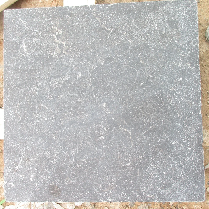 Honed And Tumbled Blue Limestone Patio Paver Blue Stone Tiles
