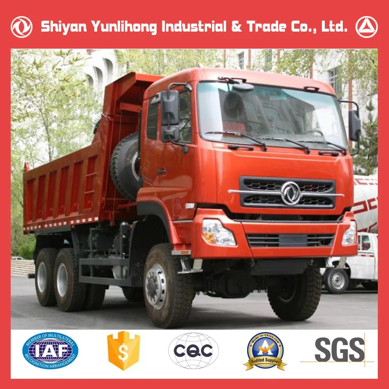 Dongfeng 6x6 Heavy Duty Sand Lorry Transport 30 Ton Off Road Dump Truck