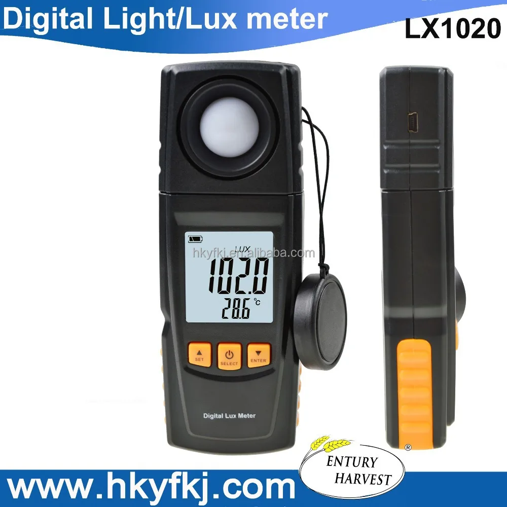 Digital USB Lux Light Meter Automatic Light Detector Photoelectric Sensor with Illuminance Data Storage