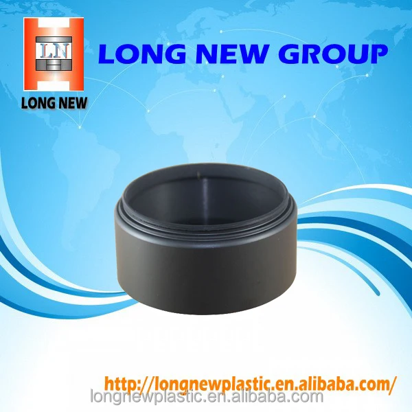 high quality Plastic Cosmetic Small Black Cream Jar with Black Screw Cap (Different Width)