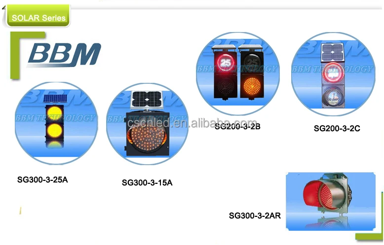 Malaysia solar traffic amber flashing light