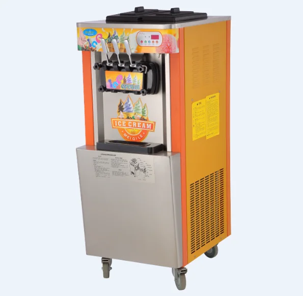 Big capacity self-cleaning soft ice cream machine ice-cream making machine