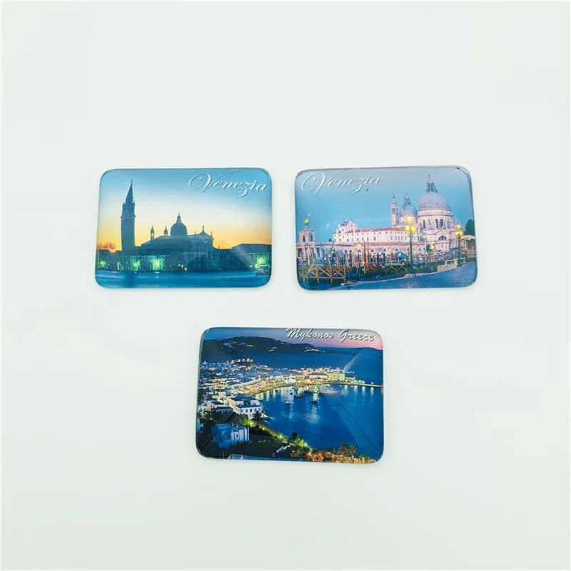 
LY-F1042 World City Series glass vienna fridge magnet souvenir 