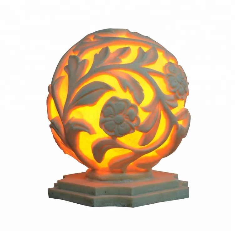 Round Shape Chrysanthemum Pattern Outdoor Decorative Ball Lamp Lantern