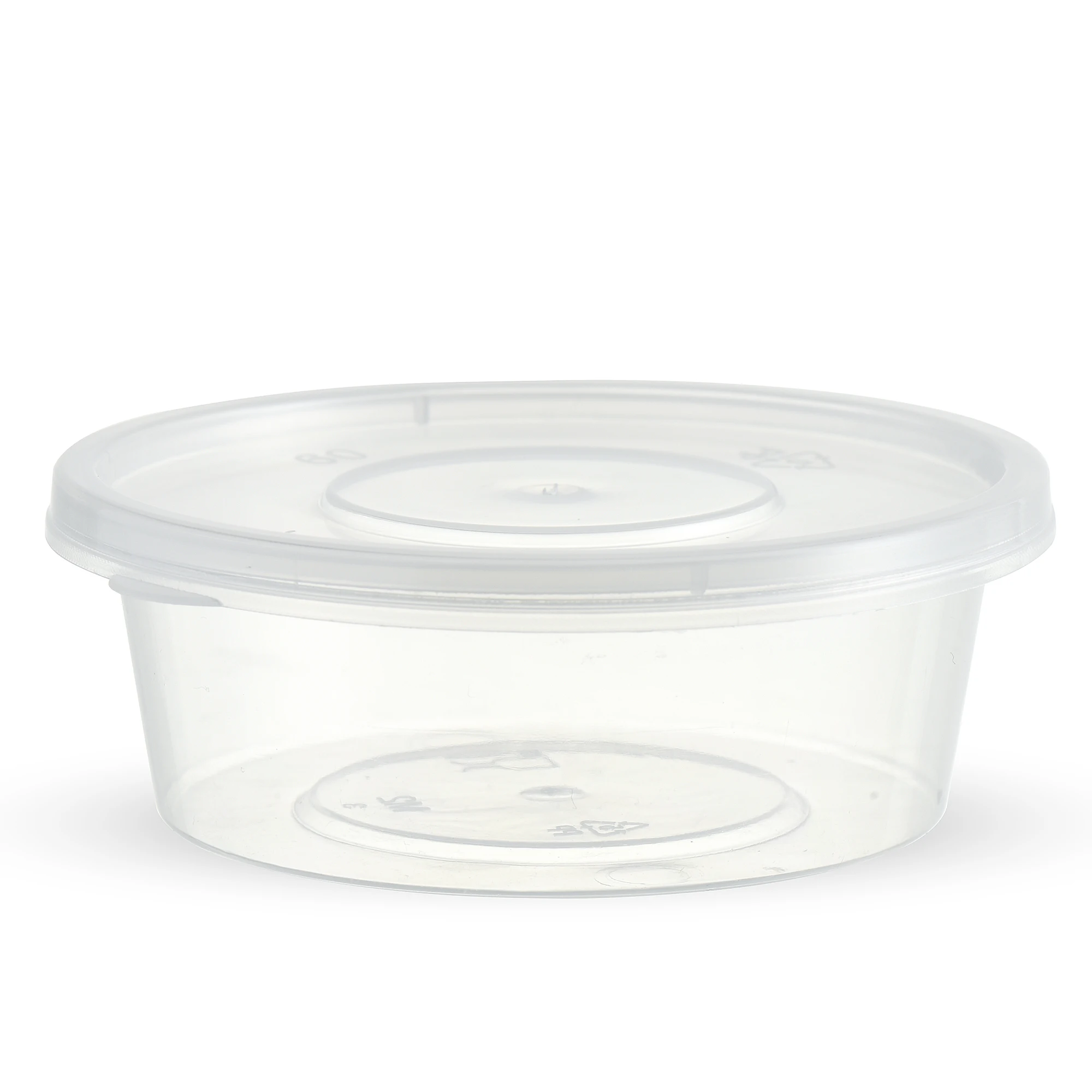 FREE SAMPLE  Clear plastic sauce cup 2oz disposable cup