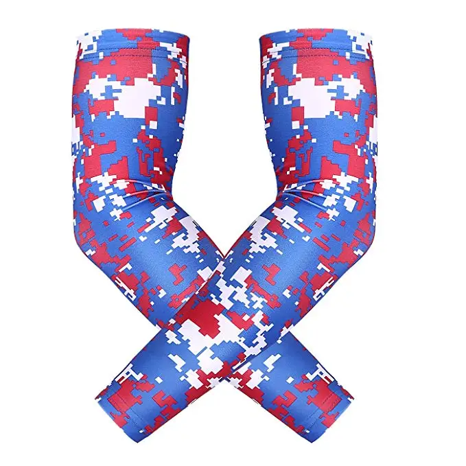 Arm Compression Sleeves for Kids Basketball Shooting Sleeve - Youth Sports Football Baseball Softball