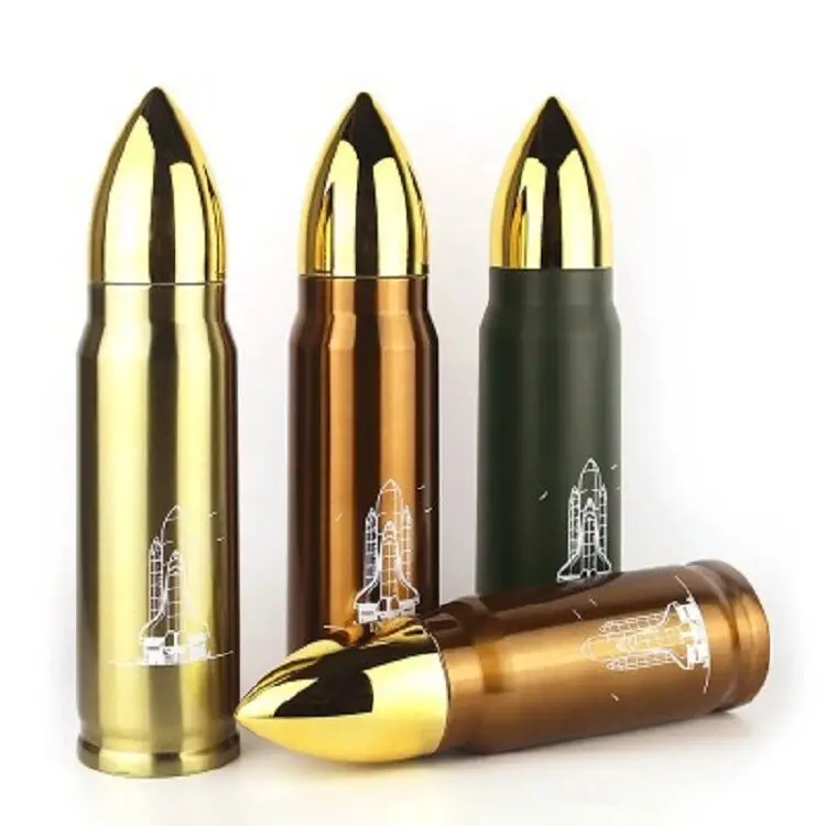 Wholesale and custom logo 500ml and 350ml Insulated 304 Thermos Bullet Stainless Steel tumbler with Leak Proof Lid