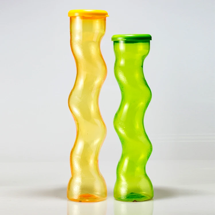 
500ml PET Plastic Twisted Yard Cup 