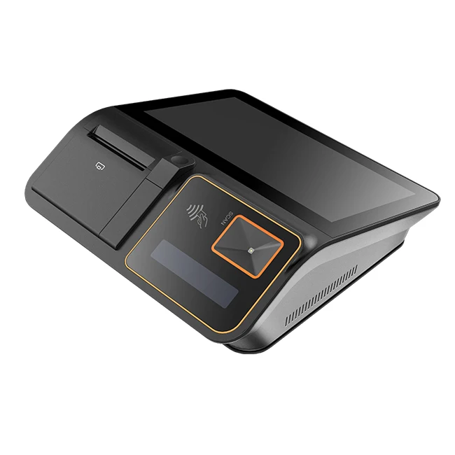 
11.6 inch All In One POS Terminal System Register Retail Touch Screen mobile Restaurant with Printer Android Pos Machine Cash 