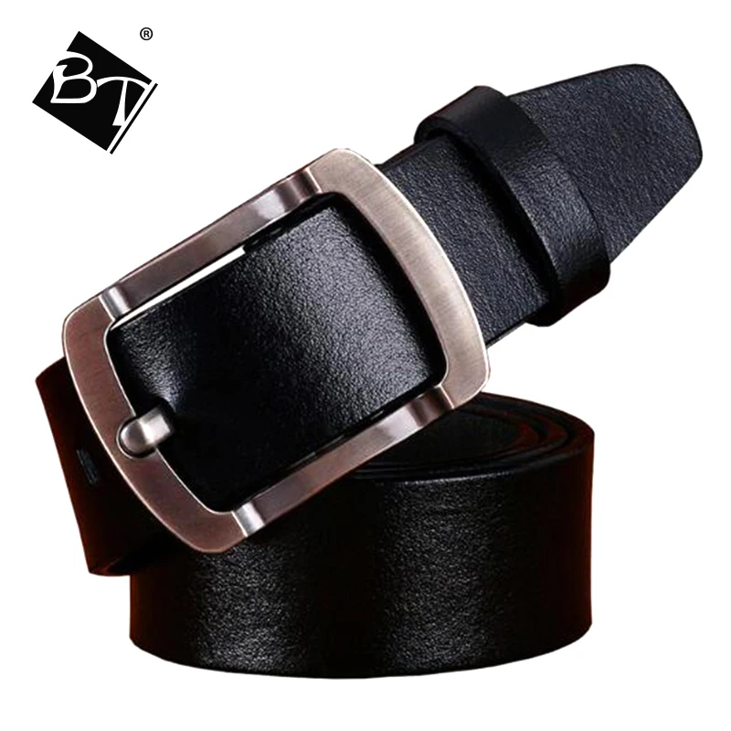 BT 2017 wholesale fashion luxury strap male fancy vintage genuine leather belt men for jeans