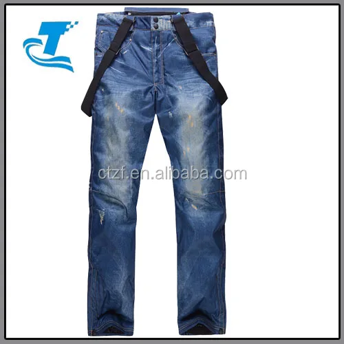 
waterproof Snow wear OEM men jeans snowboard pants 
