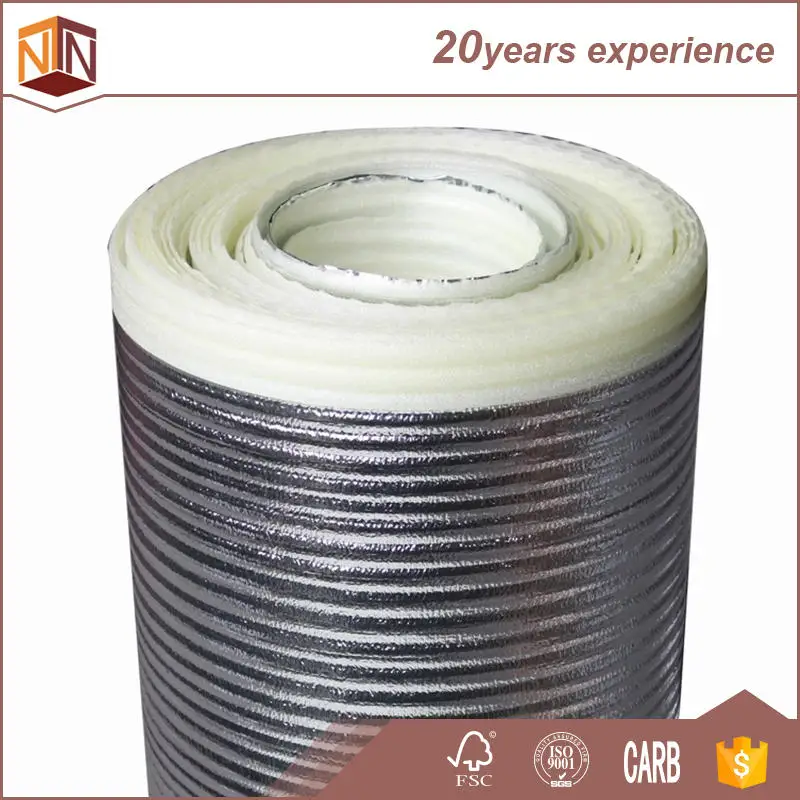 Laminate Flooring Accessory Aluminium Film EVA Foam Underlayment
