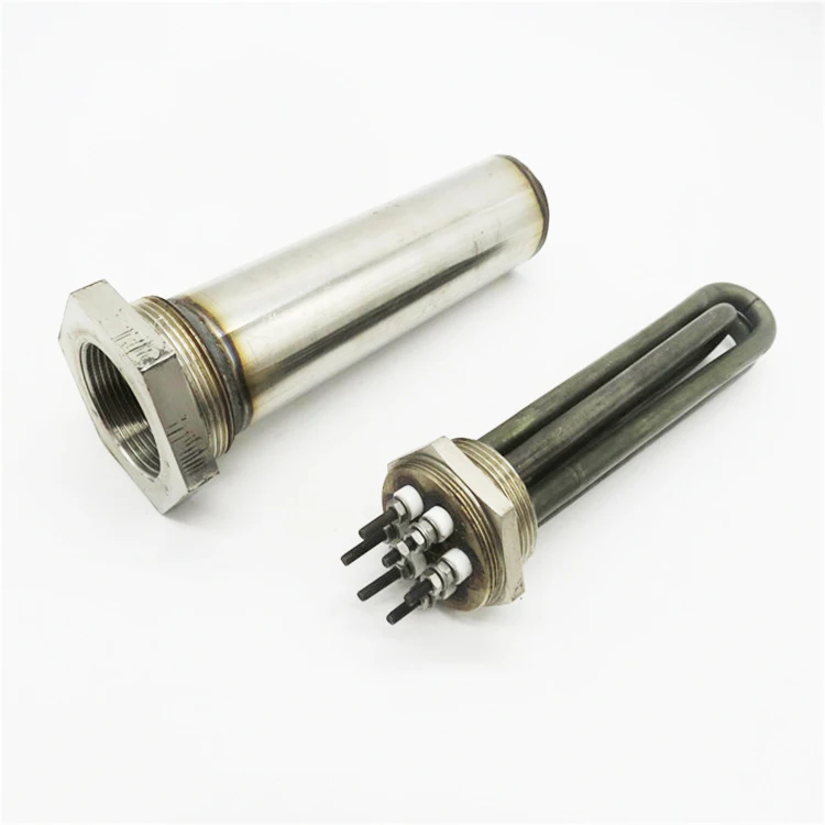 Промышленный Электрический погружной фланцевый нагреватель из нержавеющей стали для парового котла