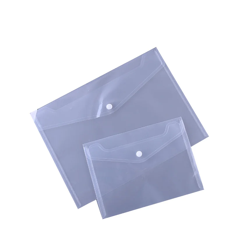 A5 A4 FC Clear Plastic PP File Envelop My Clear Bag