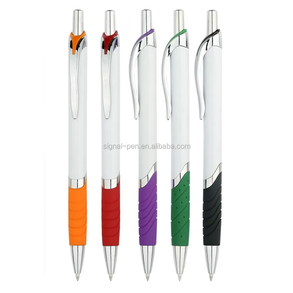 Promotion colorful plastic ball pen with printed logo for Professional gift