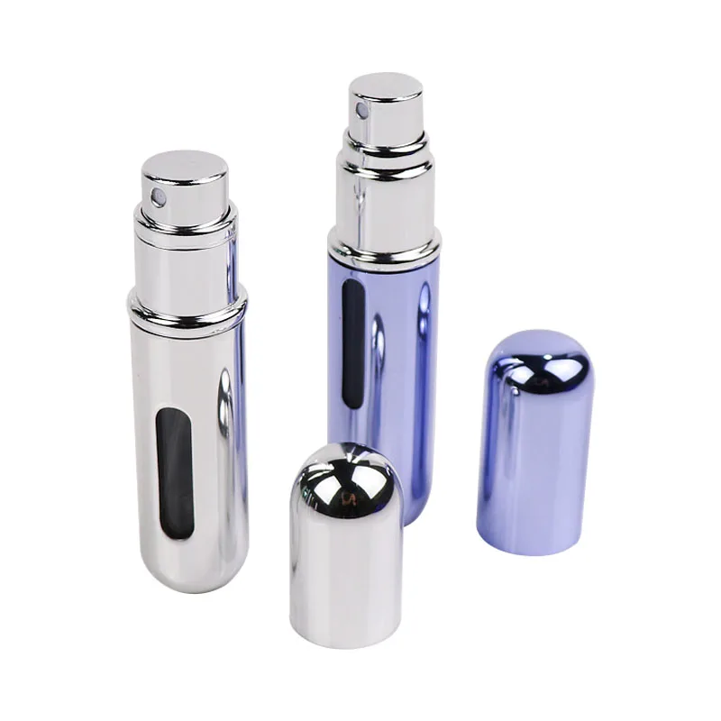 5ml 10ml 15ml 20ml 30ml Luxury aluminum refillable mini perfume bottle perfume atomizers
