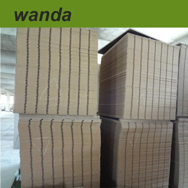 low price colored slotted mdf from shandong