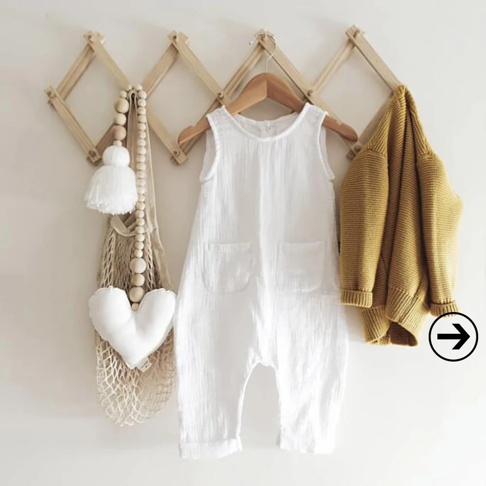 
Solid color newborn romper toddler girl organic cotton one piece ruffle romper 