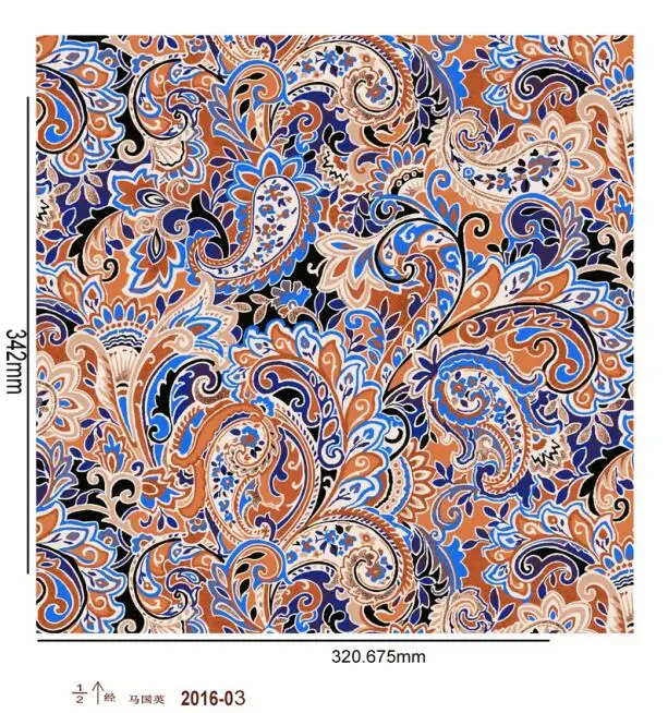 Soft rayon floral fabric