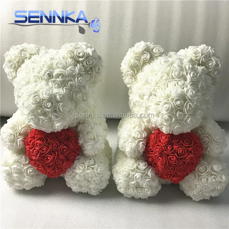China Wholesale Artificial PE Rose Bear
