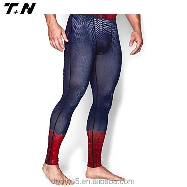 Compression legging men polyester compression tights leggings pants