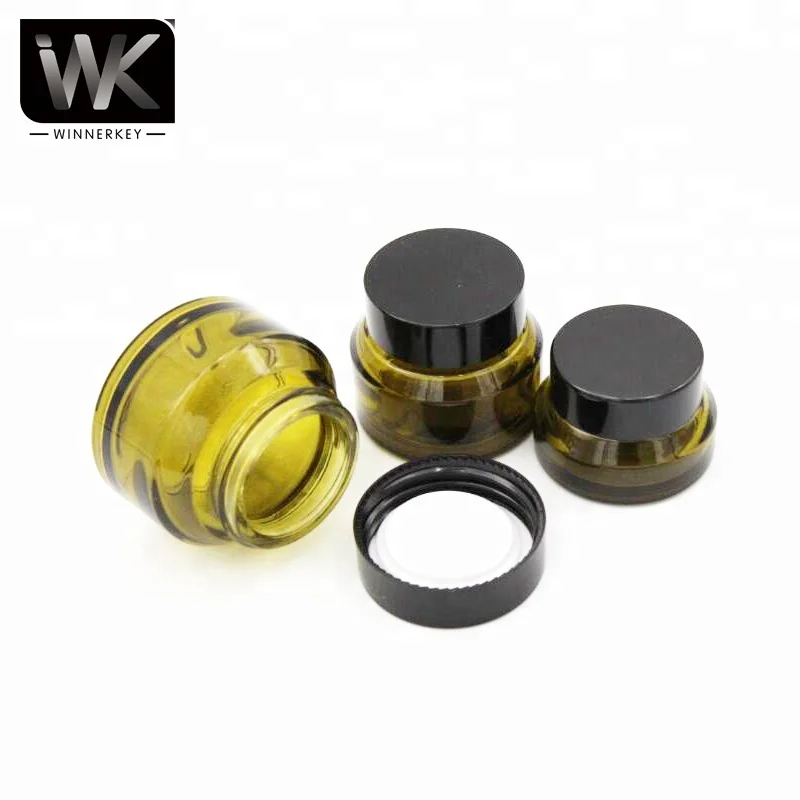  Высококачественная безопасная и здоровая косметическая стеклянная бутылка для крема глаз 15 г 30 50