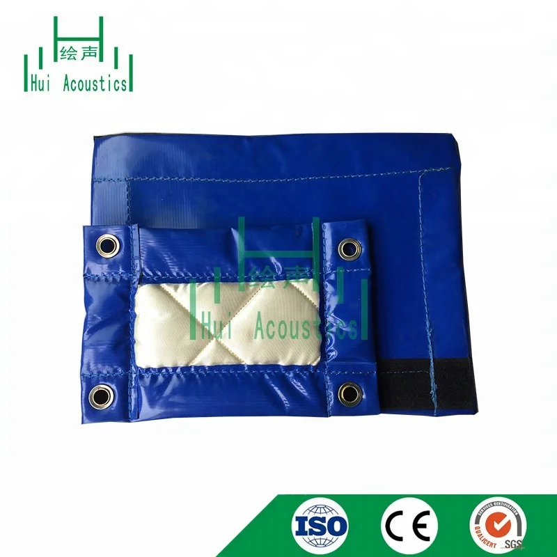 PVC Soundproof Tarps on Construction Site Mobile Barrier Sound Barrier Fence