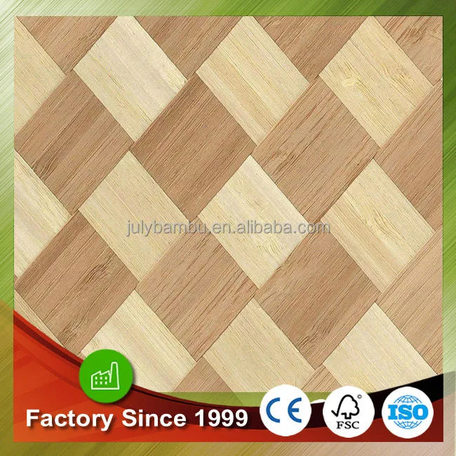 Bamboo braided veneer carbonized natural
