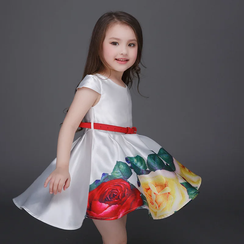 Online Shop China Children Princess Flower Dresses For Kids Girls Wholesale