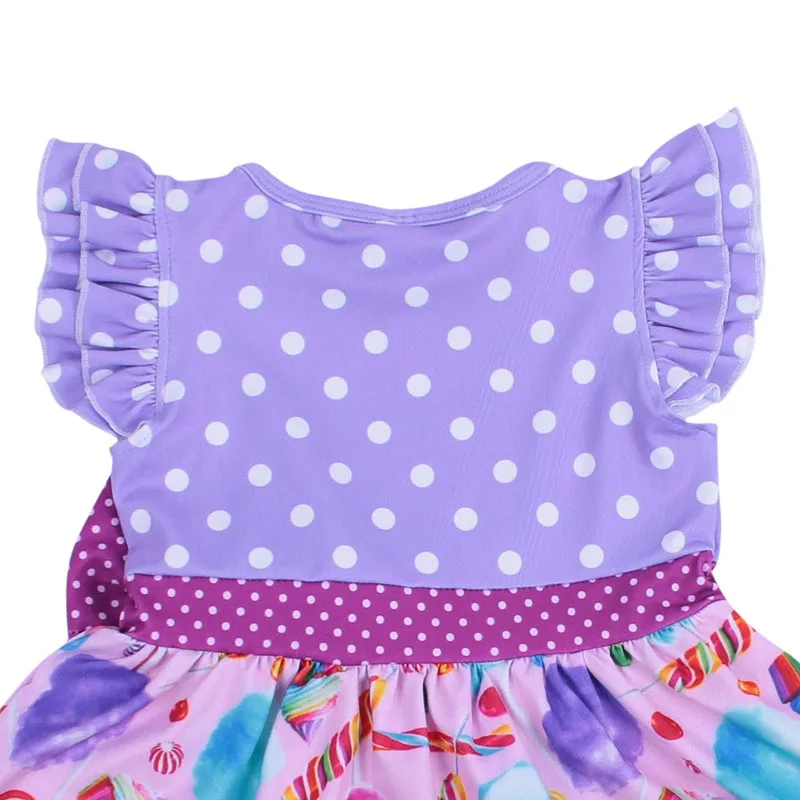 
Newest Lollipop Print Children Fashion Baby Girl Clothing Outfits Kids Capri Clothing Set wholesale baby clothes set 