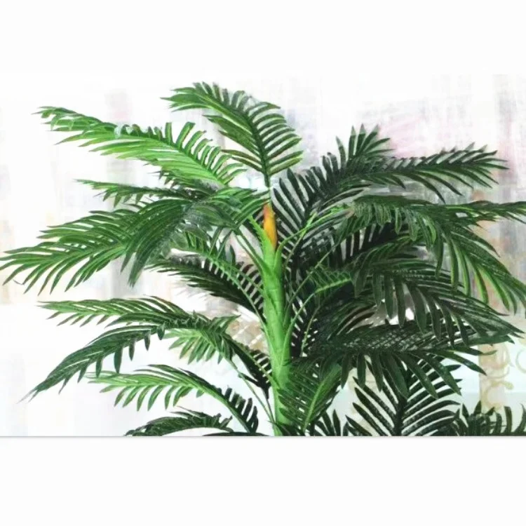 Indoor Artificial Bonsai Kwai Trees Plastic Phoenix PalmTrees On Sales