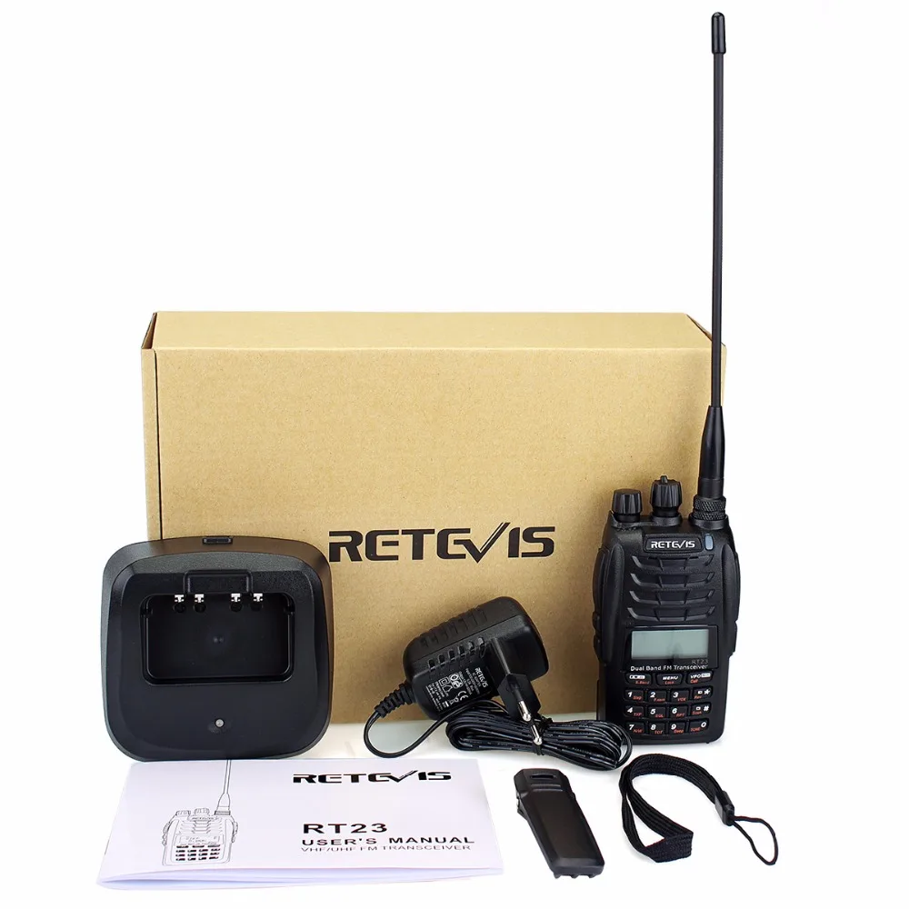 2017 Retevis RT23 Dual PTT Dual Receive Dual Band UHF VHF Cross-Band Repeater Radio Transceiver