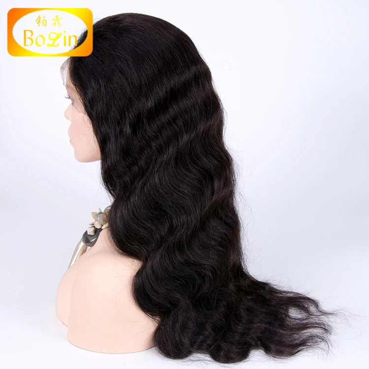 9A Grade Mink Brazilian Body Wave Hair Full Lace Wig 150% Density Swiss Lace Preplucked Human Hair Wig